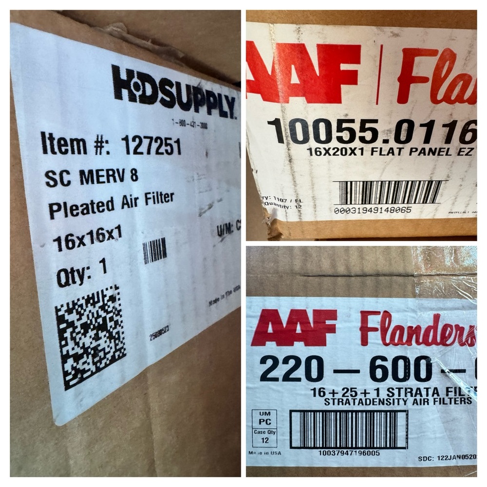 Air Filters and Furnace Filters NEW